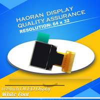 Módulo de Pantalla OLED PMOLED de 0.49" 64x32 con Fuente Blanca, Interfaz SPI/I2C, Controlador CH1116, Soldadura de 14 Pines