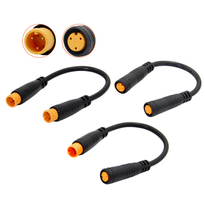 IP67 Waterproof 3 Pin E-Bike Extension <b>Cable</b> Connector Wire for <b>Throttle</b> Gear Sensor Brake Lever Scooter Parts - Product Image 4