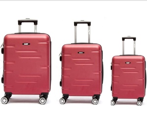 PC duro caso maleta con cargador USB báscula inteligente de viaje 4 rueda Spinner bolsas de equipaje conjuntos - Product Image 1