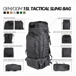 Mochila Táctica de 70L con Sistema Molle, para Senderismo, Camping, Unisex, de Nailon, Impermeable, de Gran Capacidad - Product Image 6
