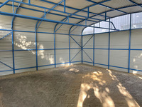 Abri de garage extérieur en polycarbonate à structure en acier de conception MTSD-002 moderne