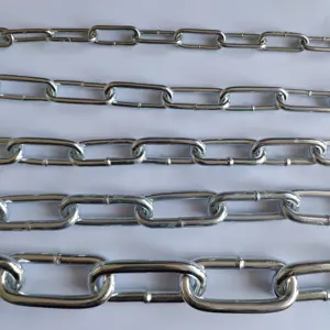 锚链工厂销售铁焊接热浸节链din763中国供应商