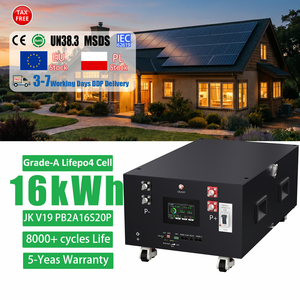 EU Stock Assembly Grade a LiFePO4 Lithium <b>Battery</b> JK V19 BMS 51.2V 300Ah 314Ah Home Energy Storage System 15kWh 16kWh <b>Battery</b> - Product Image 1