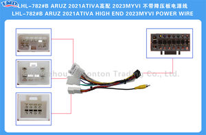 Android 2 Din araba radyo multimedya oynatıcı ARUZ2021M ATIVA için evrensel aksesuarları tel adaptörü bağlayıcı fiş kablosu - Product Image 3