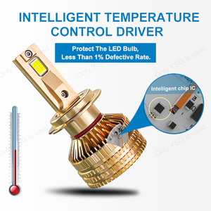 Buen precio G125 50000lm Super alta potencia LED coche faro bombillas H1 H4 H11 9005 9006 9012 400 vatios H11 faros Led para coche - Product Image 3