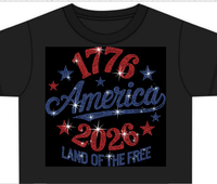 Dios bendiga a América, Transferencia de pedrería termoadhesiva, Brillo, Transferencia de pedrería cristiana personalizada para camiseta
