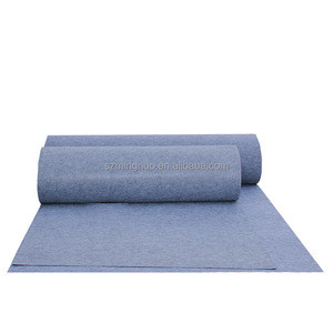 1.82*20m nhà máy tùy chỉnh Thảm màu xám 300gsm 100% <span class=keywords><strong>polyester</strong></span> đồng bằng Thảm cuộn triển lãm đám cưới RUNNERS - Product Image 1