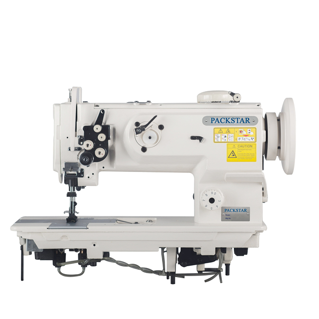 Double Needle Compound Feed Industrial Sewing Machine for Leather Bags and Sofa
