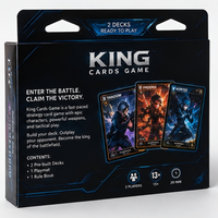 Jeu de cartes à collectionner TCG personnalisées avec design holographique UV, jeu de cartes à collectionner holographiques personnalisées avec pack de boosters en feuille métallisée