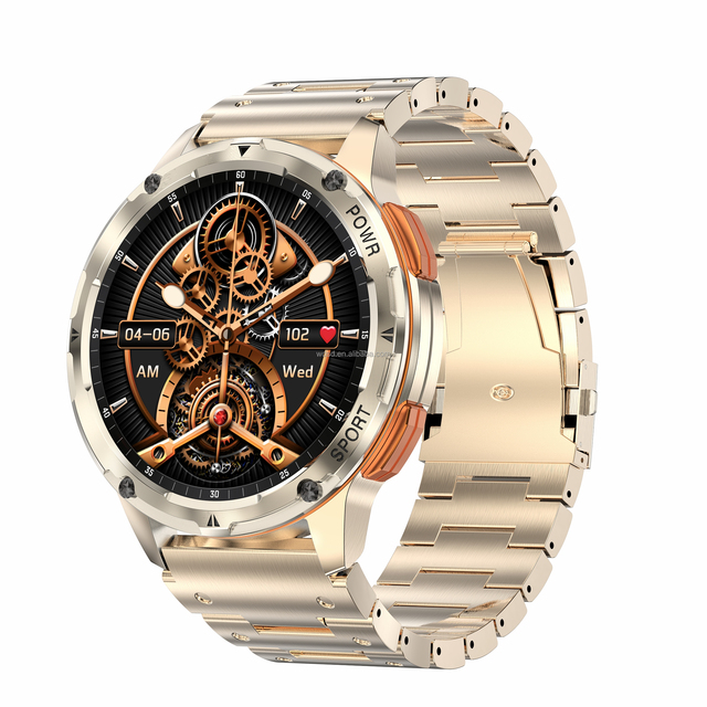 Wedtserha New Arrival AMOLED Smart Watch Men's Sports Watch All-steel Band IP67 Waterproof Sleep Tracker Android OS Answer Call