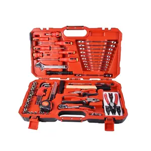 60 Piece General Household Hand Tool Set Multi-Purpose Basic Home Repair Tool Kit with Easy Carrying Storage Box