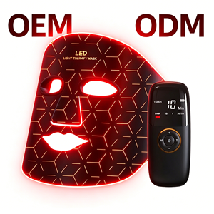 <span class=keywords><strong>Masque</strong></span> facial LED infrarouge 850 nm pour le rajeunissement de la peau, nouveau design, <span class=keywords><strong>masque</strong></span> en silicone LED 630 nm, luminothérapie faciale 3 couleurs, <span class=keywords><strong>masque</strong></span> blanc - Product Image 1