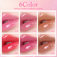 Gloss à lèvres personnalisé haute brillance avec porte-clés, hydratant, végétalien, biologique, laque à lèvres liquide à pigmentation intense