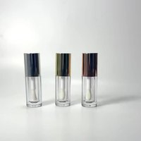 Tubes de brillant à lèvres de 6 ml, emballage plastique transparent, coque de tube cosmétique en plastique, approvisionnement immédiat d'emballages cosmétiques