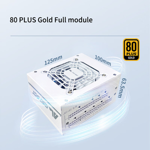 Alimentation PC MINI ALmordor <span class=keywords><strong>SFX</strong></span> <span class=keywords><strong>650W</strong></span> ATX 3.0 certifiée, entièrement modulaire, 80 Plus GOLD, utilisation mondiale OEM/ODM, alimentation 100-240V - Product Image 4