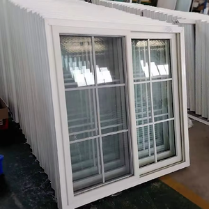 Özel yüksek kaliteli PVC sürgülü cam pencere <span class=keywords><strong>UPVC</strong></span> çift camlı sürgülü pencereler - Product Image 2