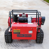 Nouvelle tondeuse à gazon télécommandée à braquage zéro avec disque de coupe de 800 mm, cylindre et bobine, pour ATV et débroussailleuse à fléaux