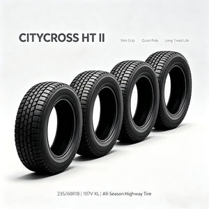 ยางรถยนต์ SUV แบบไม่มียางใน ขนาด 235/60R18 รุ่น CITYCROSS II 107V สำหรับทุกฤดู - Product Image 4