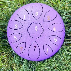 Wholesale 8 Inch 11 Notes Steel Tongue <b>Drum</b> for Music Performance Sound Healing Relaxation - Product Image 5