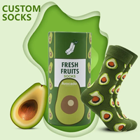 Vente en gros de chaussettes amusantes populaires personnalisées chaussettes longues en coton pour hommes et femmes