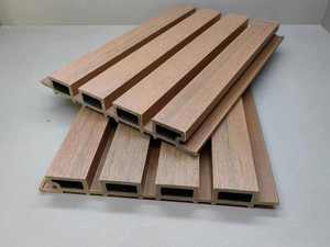 Không thấm nước ngoài trời WPC tường ốp Bảng điều chỉnh trang trí tre và nhựa tường ốp cho khách sạn & Bệnh viện bên ngoài trang trí nội thất - Product Image 3