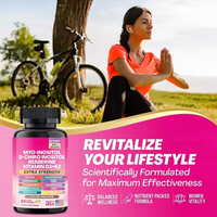 Myo-inositol D-chiro-inositol avec logo personnalisé pour l'équilibre hormonal, le soutien immunitaire pour les femmes adultes, 16 en 1, 90 capsules, 24 mois de conservation