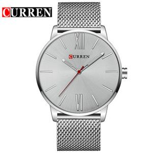 OEM para Reloj de Negocios para Hombre 8238, Caja de Aleación, Correa de Acero Inoxidable, Esfera de Cuarzo con Manecillas, Resistente al Agua, Estilo Casual, Deportivo, Romano - Product Image 2