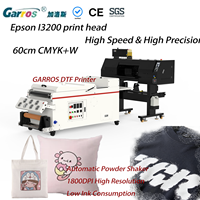 Imprimante DTF Garros 24 pouces, pas besoin de créer un canal blanc, logiciel RIP DTF, tête d'impression Epson I3200, impression rapide et stable