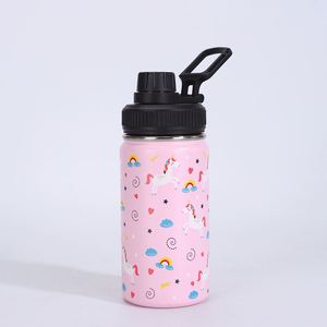 12Oz Stock BPA Free Portable Student Anti-Drop Cartoon Children's 304 Double-Layer Vacuum Space Water Cup Bottle - Product Image 1