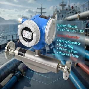 Débitmètre de masse Coriolis Endress Hauser Promass F300 E+H 8F3B40 8F3B80 pour la mesure de débit industriel, capteur de débit de densité - Product Image 4