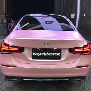 WRAPMASTER Vinilo Decorativo para Autos de 1.52*17m, Adhesivo Removible, Acabado Satinado Metálico Rosa Concha, Precios de Vinilos para Autos - Product Image 3
