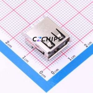 <b>USB</b>-254-CRYH137 <b>USB</b> Connector Through hole Component (THT) Connector Type-<b>A</b> <b>USB</b> <b>2.0</b> Female Through Hole - Product Image 1