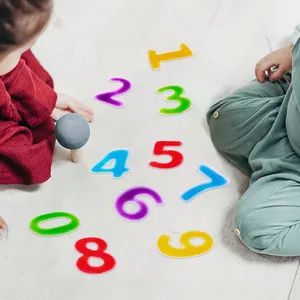 Produk Baru Kebutuhan Khusus Squidgy Cair Diisi Tekstur Angka Intelektual Montessori Mainan Edukasi Sensor Taktil