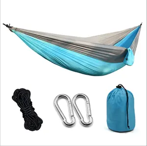 SS-074 Hoge Kwaliteit Custom Factory Direct Sales Camping Parachute Hangmat Goedkope Prijs Outdoor Camp Hangmat