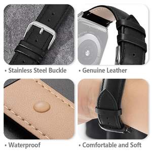 Correa de Reloj de Cuero de Becerro Upro para Apple Watch SE 3 2 Series 11 10 9 8 ultra 3 2 42mm 45mm 46mm Correa de Reloj de Buena Calidad - Product Image 3