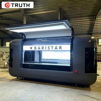 Véritable Camion Remorque Alimentaire Mobile Bar, Bière, Crème Glacée, Conforme aux Normes, Chariot de Vente en Acier Inoxydable pour Hot-Dogs, Pizzas – Petite Remorque