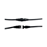 Kabel Daya QUANWEI dengan Konektor Jantan dan Betina 2*0.5mm2, Kabel Listrik DC untuk Konektor Kabel LED