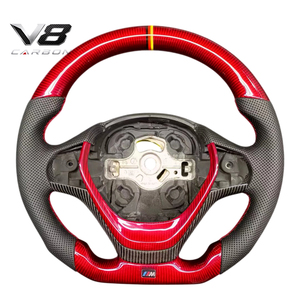 Volante Deportivo V8carbon de Fibra de Carbono Real con LED para <span class=keywords><strong>BMW</strong></span> Serie 4 F33 F32 F36 <span class=keywords><strong>420</strong></span> 425, Modificación de Piezas de Auto, Estilo Racing - Product Image 5