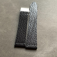 Montre de luxe de haute qualité avec cristal saphir, motif lychee, fermoir papillon, bracelet en cuir véritable remplaçable