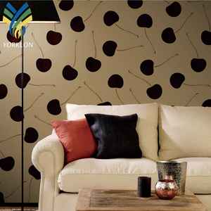 कस्टम गुलाबी चेरी पोलका डॉट्स मूरल वॉलपेपर बच्चों के लिए वाटरप्रूफ और एंटी-स्टैटिक बेबी वॉल पेपर - Product Image 4