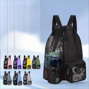 <span class=keywords><strong>Mochila</strong></span> <span class=keywords><strong>de</strong></span> Gimnasio Personalizada <span class=keywords><strong>de</strong></span> Malla <span class=keywords><strong>de</strong></span> Poliéster con Cremallera para Hombre y Mujer, Bolsa Impermeable para Ropa Mojada, Bolsillo <span class=keywords><strong>de</strong></span> Red, Bolsa <span class=keywords><strong>de</strong></span> Playa, Logotipo <span class=keywords><strong>Arena</strong></span>, Natación, Portátil - Product Image 3