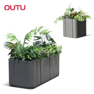 Macetas de <span class=keywords><strong>metal</strong></span> callejeras maceta caja exterior UES combinación macetas y Banco para área pública - Product Image 3