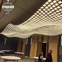 Lustre LED en acrylique moderne de luxe pour villa, duplex, escalier, centre commercial, intérieur