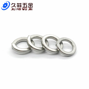 แหวนสปริงสแตนเลส 304 ยี่ห้อจิ่วเฟยอู๋จิน รุ่น M3M4 M30 แบบแยกส่วน สำหรับงานหนัก มาตรฐาน GB93 ผิวเรียบ - Product Image 1