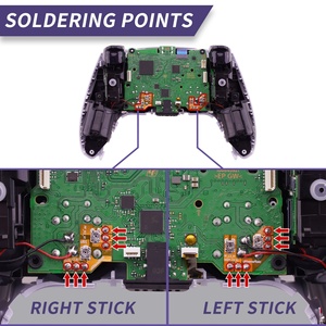 Kit de réparation personnalisé EXtremeRate pour manette PS5 : carte de circuit régulateur de joystick, fixation Drifix pour correction du dérive des joysticks analogiques - Product Image 5