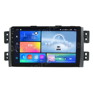 Meihua marco facial de Material ABS para Radio de coche negro mate de 9 pulgadas para Kia BORREGO 2008-2017 MOHAVE con arnés de cable de cableado - Product Image 5