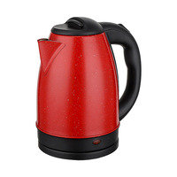 Bouilloire électrique à café, bouilloire électrique à base rotative à 360 degrés avec corps en acier inoxydable de couleur