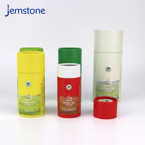 Tube en papier personnalisé, écologique, biodégradable, fait à la main, à partir de matériaux recyclés, pour le thé et le café, avec impression quadrichromie et revêtement UV - Product Image 6