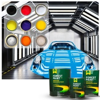 Peinture automobile 2K : Couche transparente, couche de base, durcisseur, diluant, teinture pour réparation automobile, peinture automobile, retouche automobile
