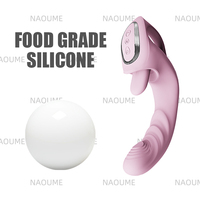 Meistverkaufter Zungen-Vibrator mit Heizfunktion USB-Aufladbar 100% Wasserdicht für Weibliche Masturbation G-Punkt Klitoris-Stimulation